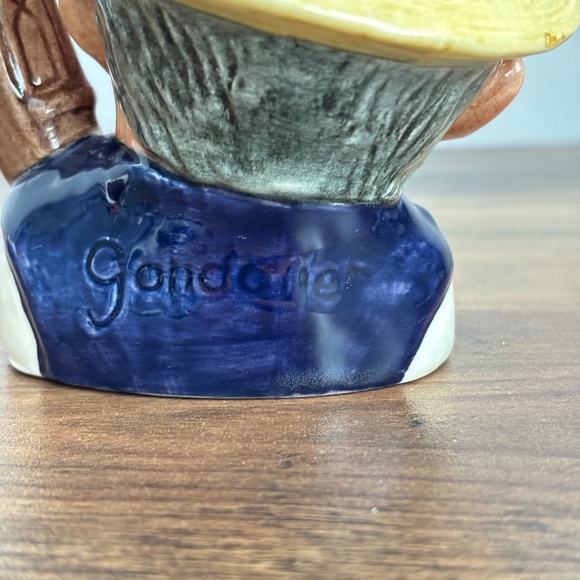 VINTAGE Royal Doulton THE GONDOLIER Toby Character Jug Small #D6592 1963 England - Picture 6 of 11